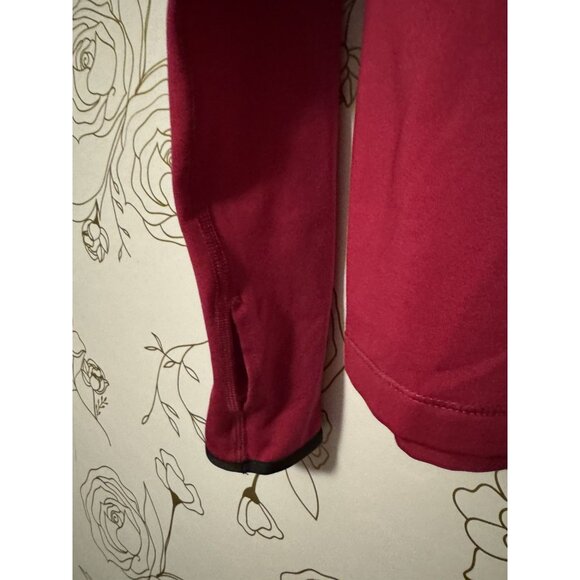 Nike Pro Dri-FIT Cowl Neck Hoodie Pink Cerise Women’s Size M Lightweight 054 - Picture 3 of 5